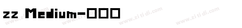 zz Medium字体转换